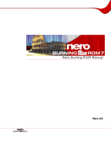 Nero Burning Rom 7 User manual