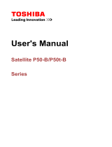 Toshiba P50t-B (PSPNVC-01M00Q) User manual