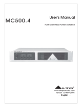 Alto MC500.4 User manual