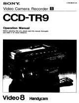 Sony CCD-TR9 Operating instructions