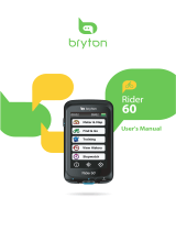 Bryton Rider 60 User manual