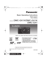 Panasonic DMCGX1XEB Operating instructions