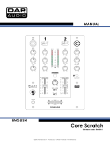 DAP Audio CORE Scratch User manual