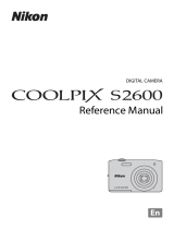 Nikon Coolpix S2600 User manual