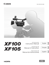 Canon XF 100 Owner's manual