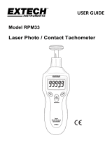 Extech Instruments Extech RPM33 User manual