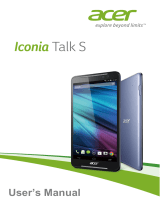 Acer Iconia Talk S User manual