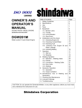 Shindaiwa DGW201M-220A User manual