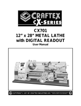 Craftex CX Series CX701 Owner's manual