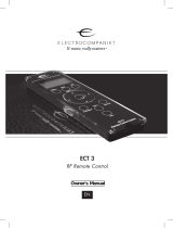 ELECTROCOMPANIET ECT 3 Remote Owner's manual