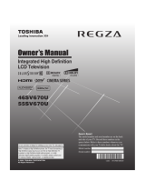 Toshiba Cinema REGZA 55SV670U Owner's manual