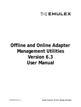 Broadcom Offline and Online AdapterManagement UtilitiesUser User guide
