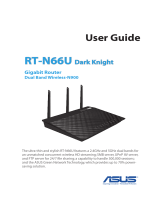 Asus Dark Knight RT-N66U Gigabit Router Dual Band Wireless-N900 User manual