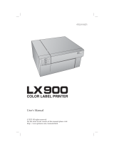 Primera LX900 User manual