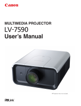 Canon LV-7590 User manual