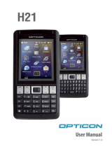 Opticon H-21 User manual
