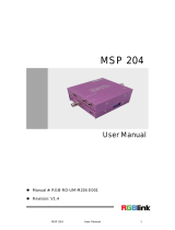 RGBlink MSP204 User manual