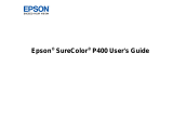 Epson SureColor P400 User guide