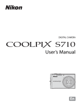 Nikon Coolpix S710 User manual