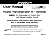Braeburn Braeburn 7320 Thermostat User manual