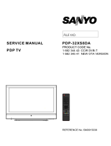 Sanyo PDP-42XR8DA User manual