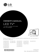 LG 70LB7100 Owner's manual