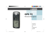 Garmin GPS 72 Owner's manual