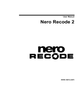 Nero Recode 2 Owner's manual