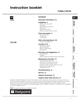 Hotpoint TCL 780 P (UK) User manual