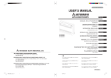 Mitsubishi Heavy Industries SRF35ZMX-S User manual