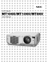 NEC MT1060 User manual