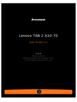 Lenovo Tab 2 A10-70 User manual