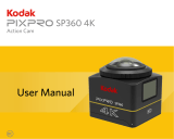Kodak SP360 4K Actioncam User manual