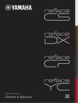 Yamaha REFACE DX User manual