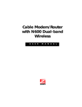 Zoom N600 Dual-band Wireless Cable Modem/Router User manual