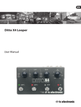 tc elec­tronic Ditto X4 Looper User manual