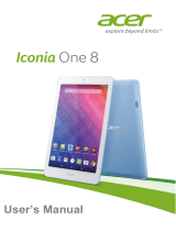 Acer Iconia One 8 B1-820 User manual