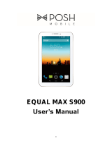 Posh S EQUAL MAX S900 User manual