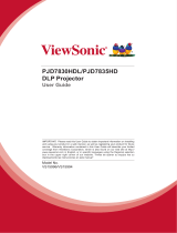 ViewSonic PJD7835HD User manual