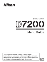Nikon D7200 User manual