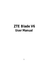 ZTE SIM FREE ZTE V6 BLACK User manual