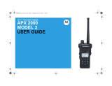 Motorola APX 2000 2 User manual