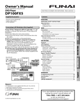 Funai DP100FX5 Owner's manual