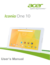 Acer Iconia One 10 B3-A20 User manual