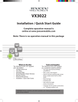Jensen VX3022 Installation guide