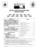 Norcold 6000/6100 Series Owner's manual