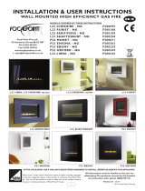 Focal Point Serif / Feris NG Wall Mounted High Efficiency Gas Fire User manual