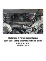 Edelbrock Edelbrock Stg 1 Supercharger #1577 03-07 Silverado/Sierra 4.8L/5.3L/6.0L W/ Tune Installation guide
