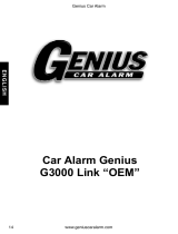 Genius Car Alarm G3000LinkOEM CarAlarm Owner's manual