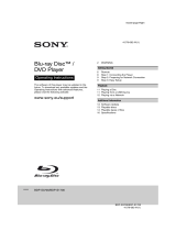 Sony BDPS1700B Smart Blu-ray Player User manual